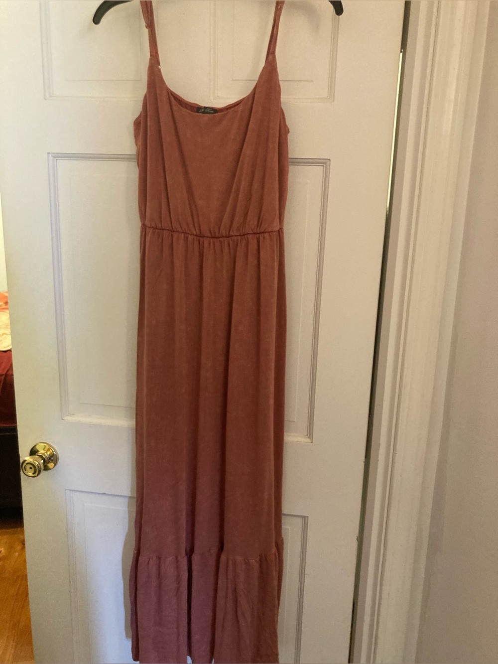 Lily Rose Maxi Dress with Spaghetti Straps
